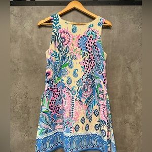 Lily Pulitzer pink and blue dress/skort size 4